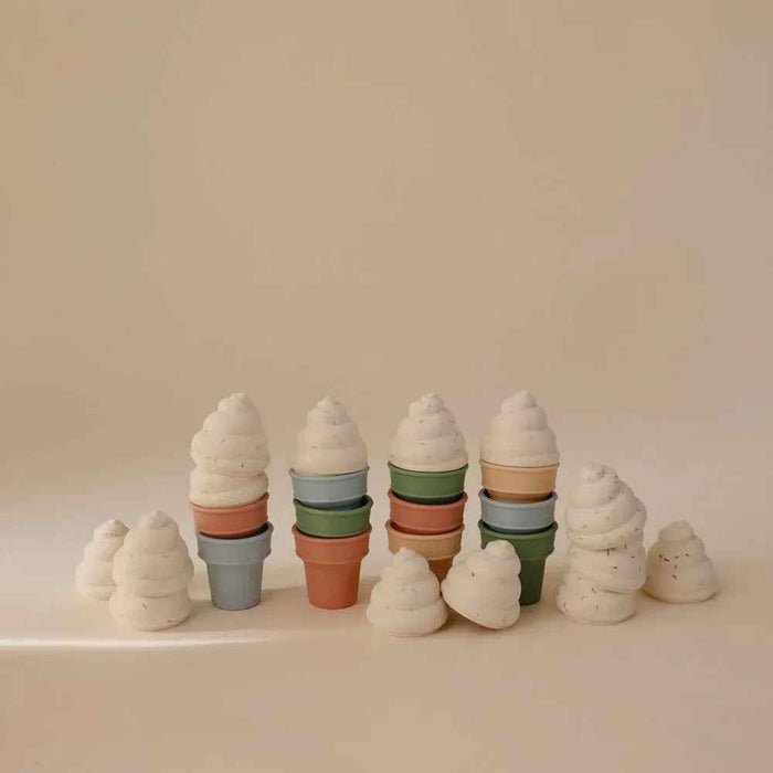 Mushie® Kopalne igračke Mix and Match Ice Cream Toy Mushie