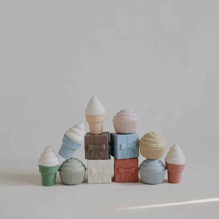 Mushie® Kopalne igračke Mix and Match Ice Cream Toy Mushie