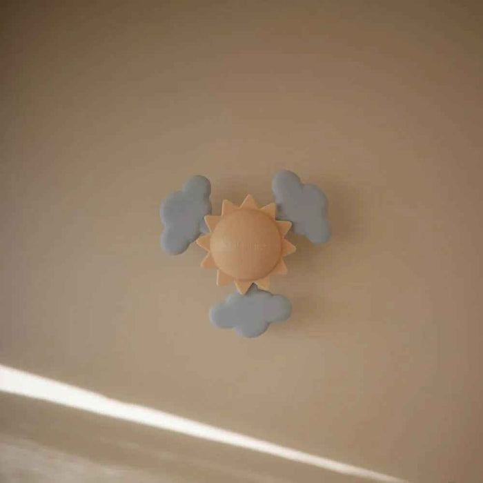 Mushie® Silikonska igrača Spinner Toy Sunshine Mushie