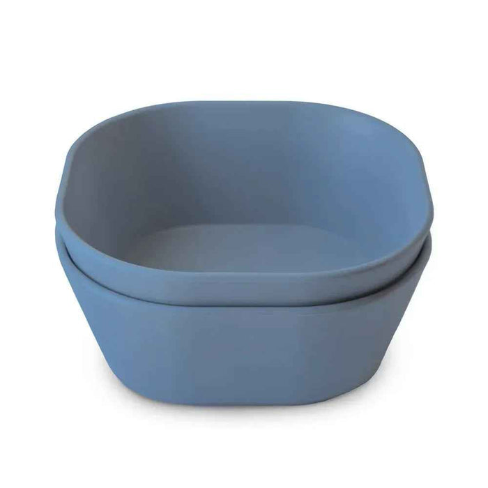 Mushie® Set dveh skledic Twilight Blue Mushie