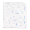 Nautical Toile Pima Baby Blanket