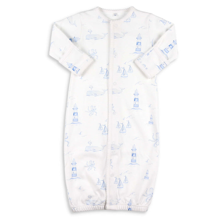 Nautical Toile Pima Converter Gown