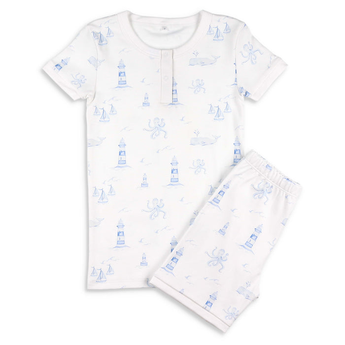 Nautical Toile Pima Loungewear