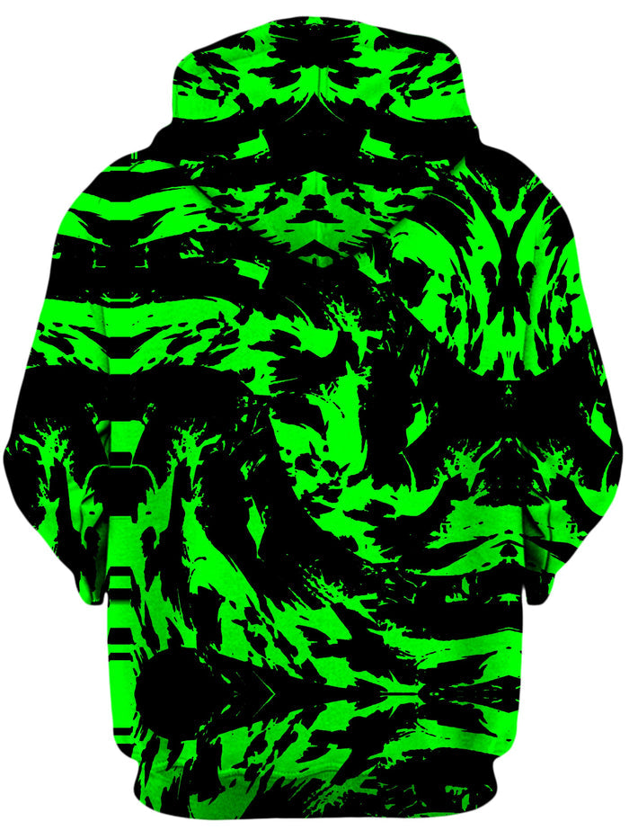Neon Graffiti Paint Splatter Unisex Zip-Up Hoodie Big Tex Funkadelic Epic Hoodie