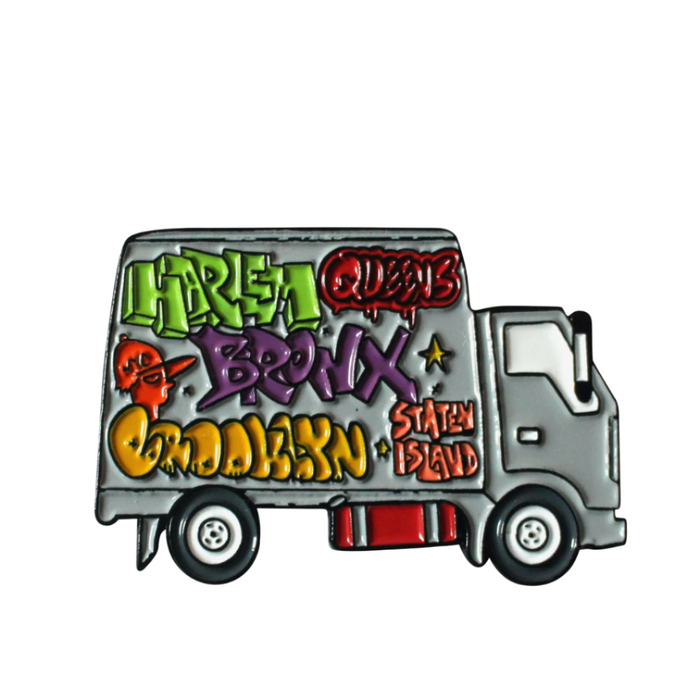New York Graffiti Truck Enamel Pin