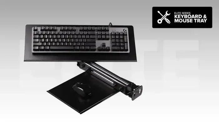 Next Level Racing - ELITE KEYBOARD AND MOUSE TRAY - BLACK EDITION - Sim Race Webshop B.V.