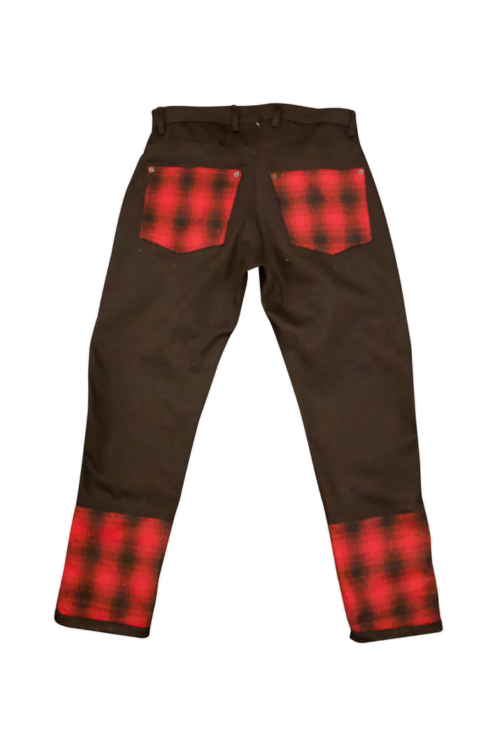 Nomad 2 Tone Plaid Denim Jeans