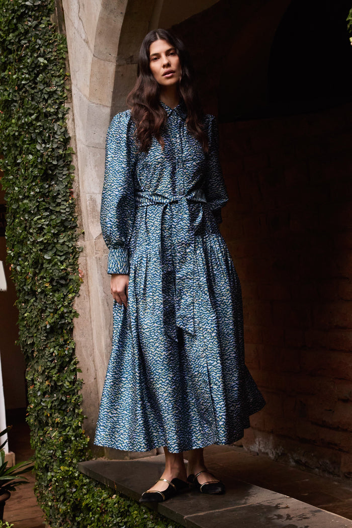 Nora Dress- Jag Navy