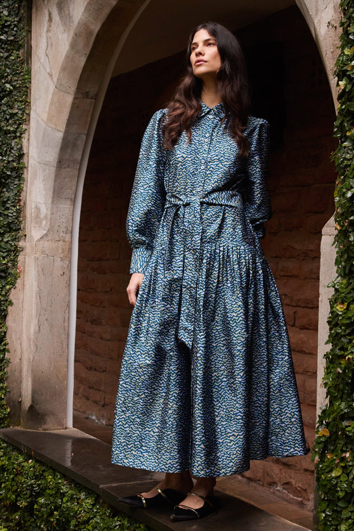 Nora Dress- Jag Navy