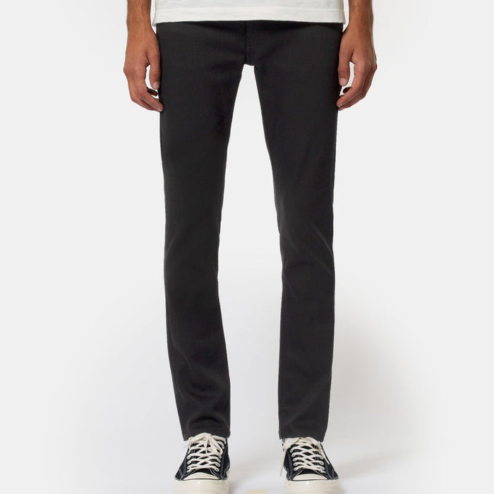 Nudie Jeans - Lean Dean Dry Ever Black Jeans - Nigel Clare