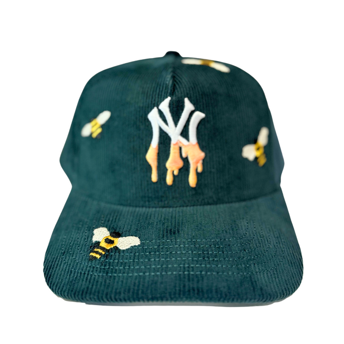 NY Bees Corduroy Hat