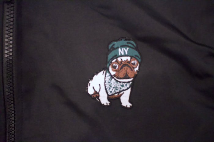 NY Puppy Embroidery Bomber
