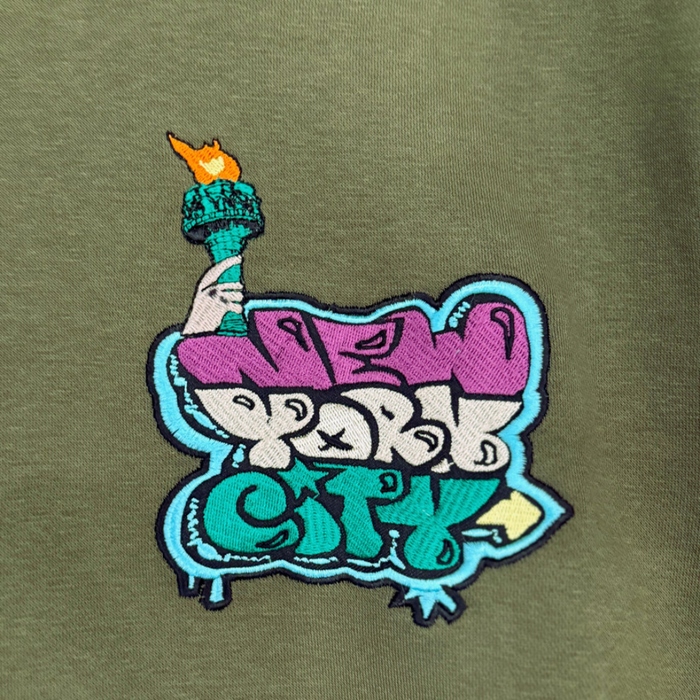 NYC Graffiti Embroidery Hoodie