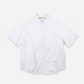 OG DOBBY WEAVE SEERSUCKER HALF SHIRT - WHITE