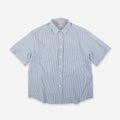 OG STRIPE SEERSUCKER HALF SHIRT - BLUE