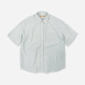 OG STRIPE SEERSUCKER HALF SHIRT - GREEN