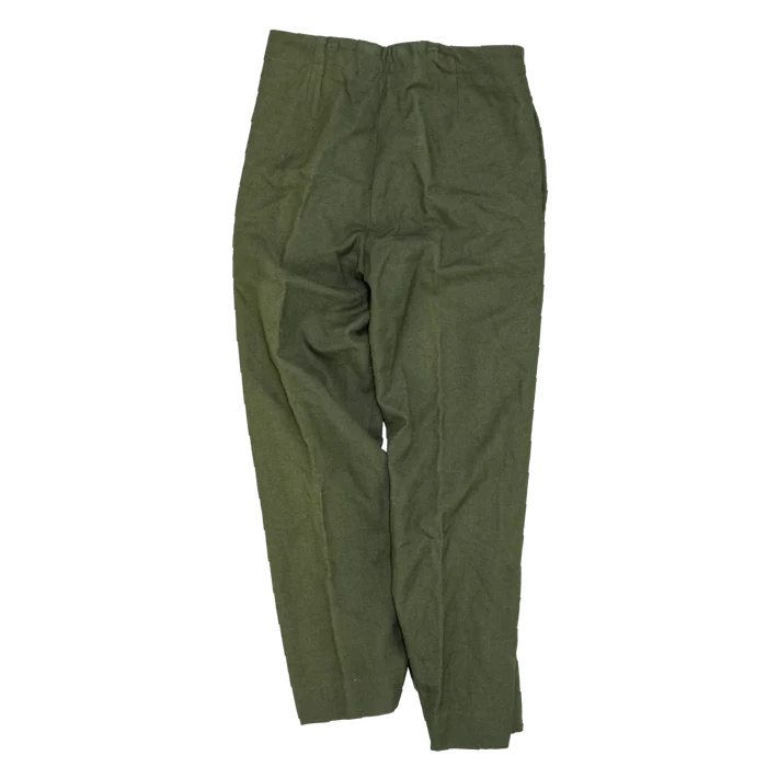 Olive Service Dress Trousers - Medium, Item 2 - Army & Outdoors - Dress Trousers