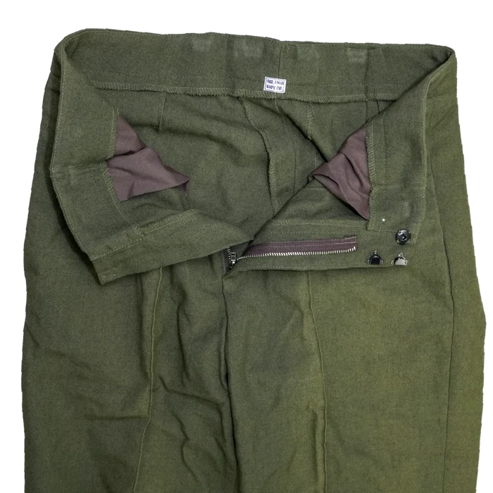 Olive Service Dress Trousers - Medium, Item 2 - Army & Outdoors - Dress Trousers