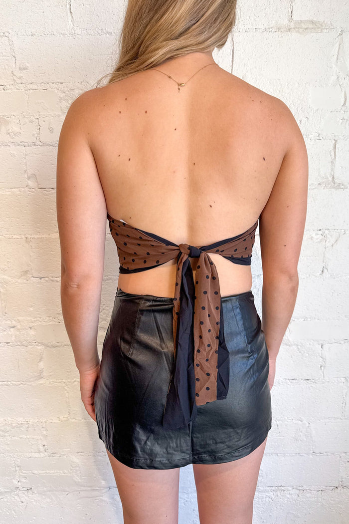 Ophelia Leather Skirt, Leather Skirt, Mini Leather Skirt, Bottoms, Going Out Outfit, Fall and Winter Styles, Adeline Boutique, Dallas Boutique, Women's Fashion,Women's Clothing Boutique