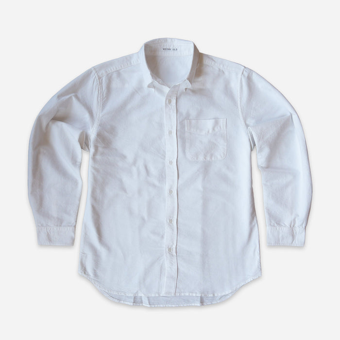 OXFORD CLOTH SHIRT  - WHITE