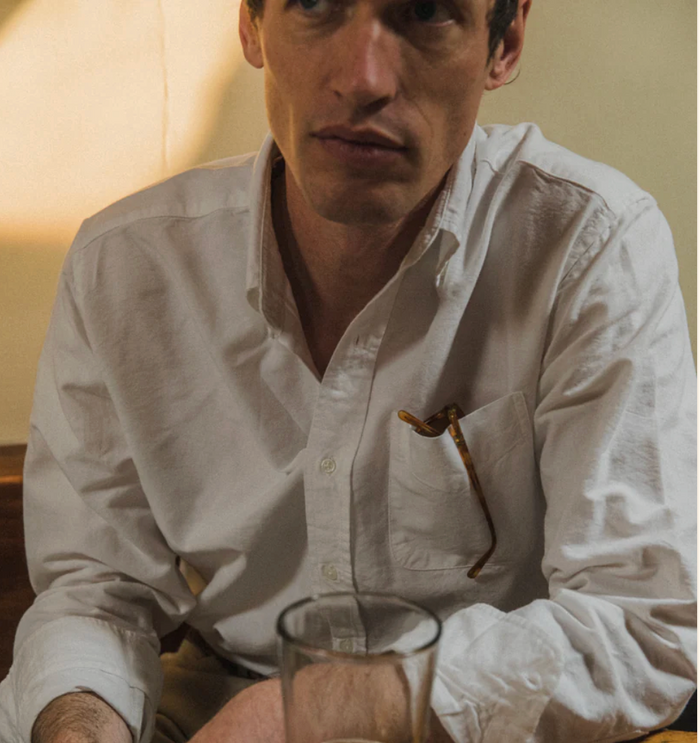 OXFORD CLOTH SHIRT  - WHITE