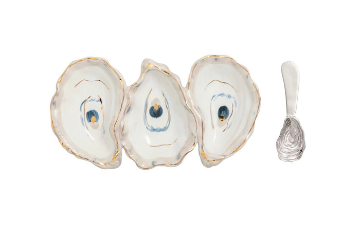 Oyster Tidbit Server & Spoon