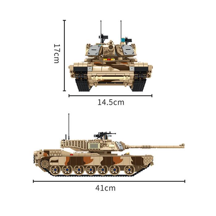 Panlos 632010 M1A2 Abrams Tank Brick