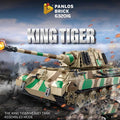Panlos 632016 WWII King Tiger German Heavy Tank Brick
