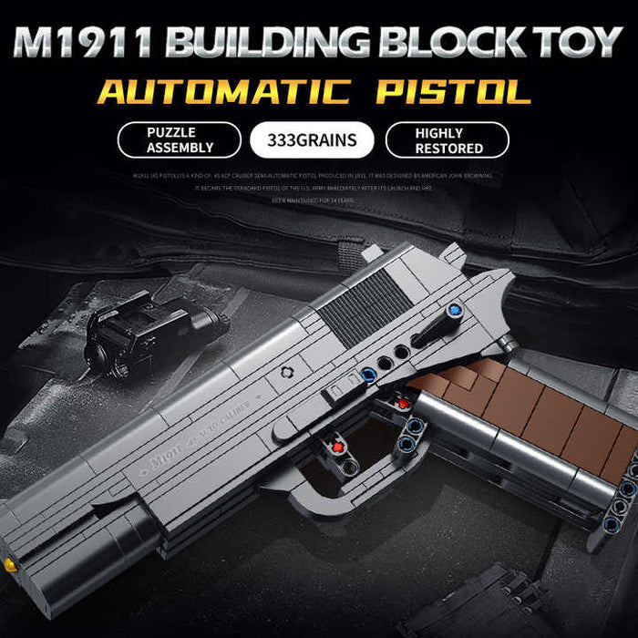 Panlos 670007 M1911 Pistol Gun Brick