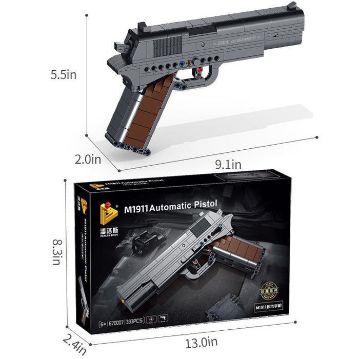 Panlos 670007 M1911 Pistol Gun Brick