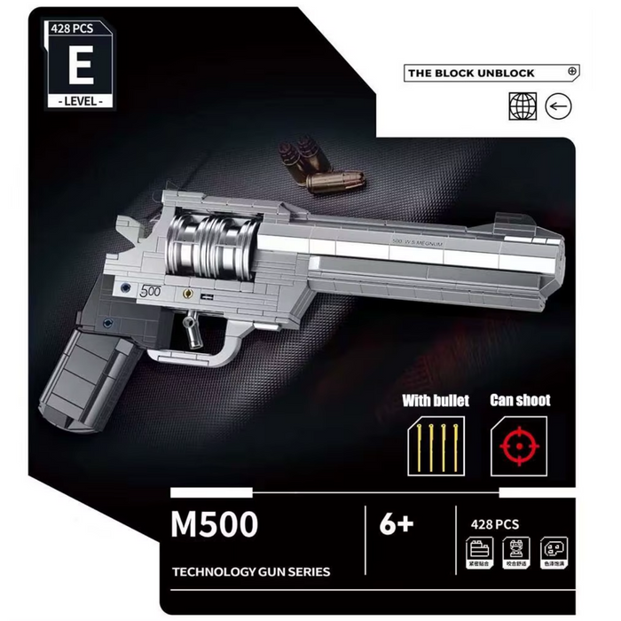 Panlos 670019 M500 Revolver Pistol Gun Brick