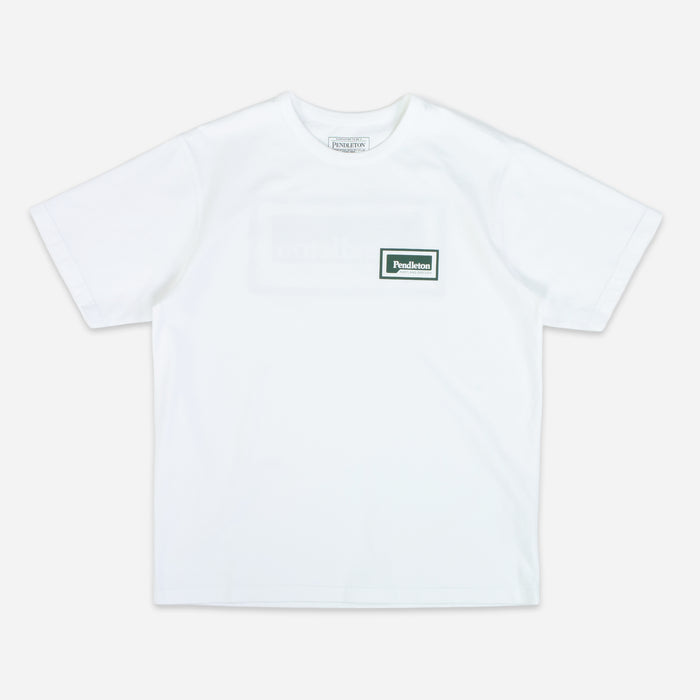 PATCH GRAPHIC T-SHIRT - BRIGHT WHITE
