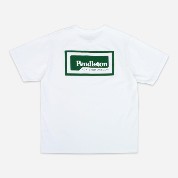 PATCH GRAPHIC T-SHIRT - BRIGHT WHITE