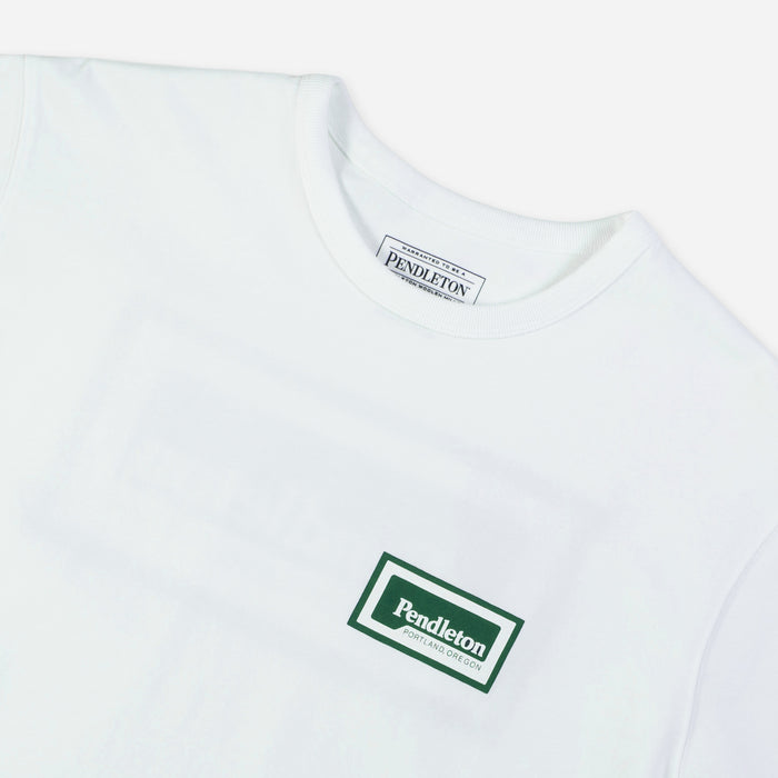 PATCH GRAPHIC T-SHIRT - BRIGHT WHITE