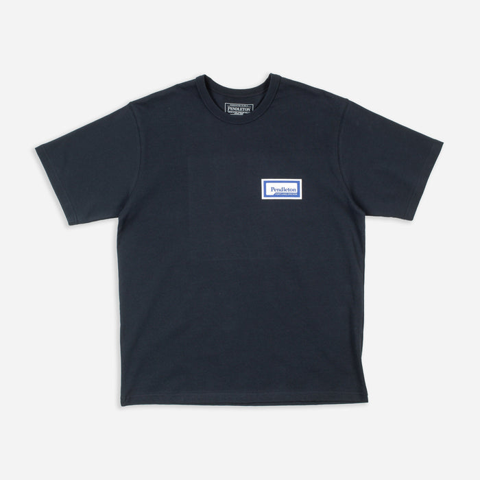 PATCH GRAPHIC T-SHIRT - DARK NAVY