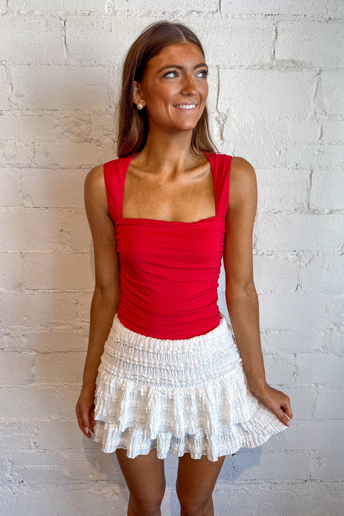 Perfect Square Neck Top, Square Neck Top, Game Day, Tops, Crop Top, Adeline Boutique, Dallas Boutique, Clothing Boutique