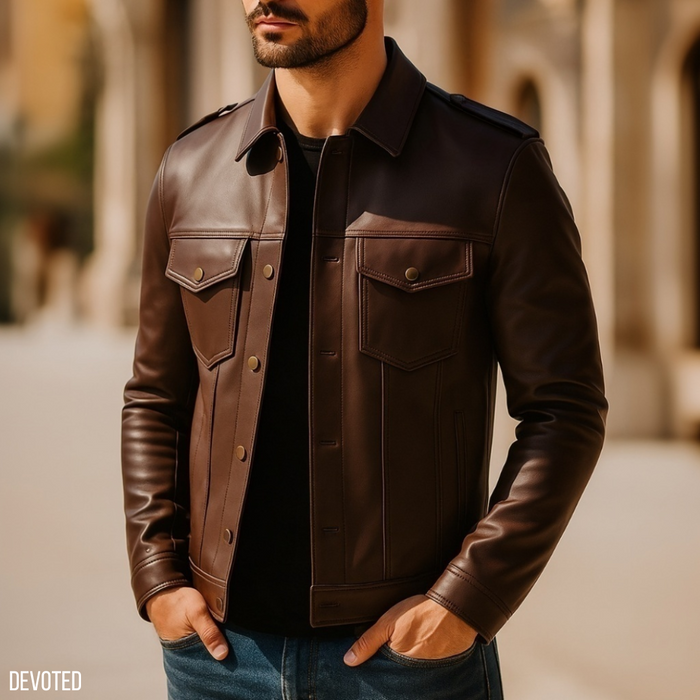 XS / Chocolate / Leather