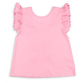 Pink Petal Bow Back Top