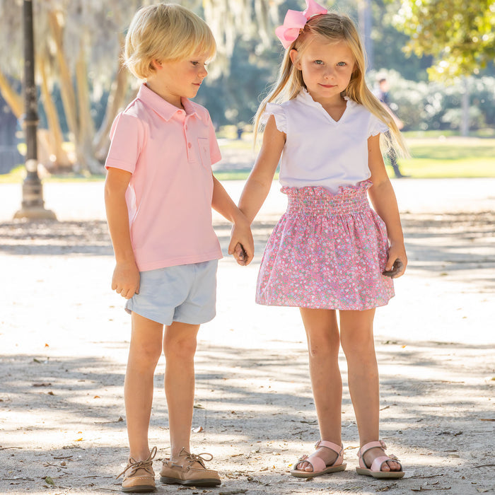 Pink Pocket Polo