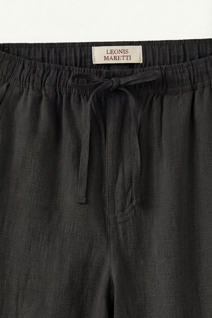 Pisa Linen Set Long Sleeve Green/Black