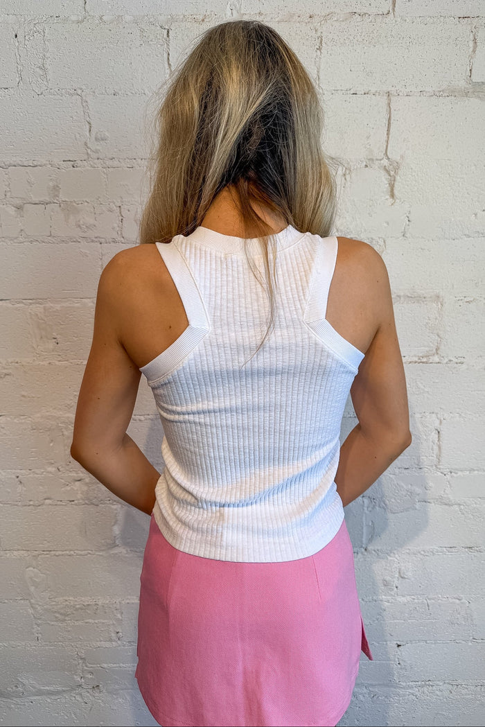 Player Racerback Rib Tank Midnight Navy, Basic Top, Tank Top, Adeline Boutique, Dallas Boutique, Boutiques, Basic Tank
