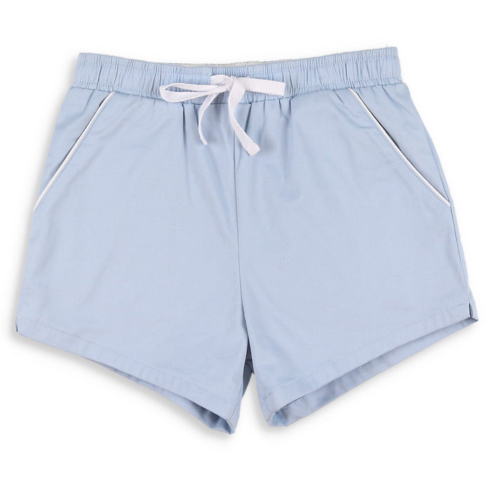 Powder Blue Twill Shrimp Shorts