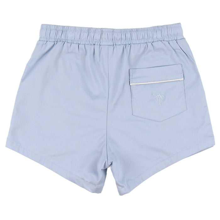 Powder Blue Twill Shrimp Shorts