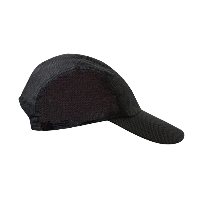 Primo Lid Mesh-Sided Baseball Cap in Reflective Black Roma