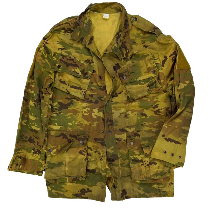 Production Made Multi Camo Field Shirt - Large - Film Production Used - Field Shirts