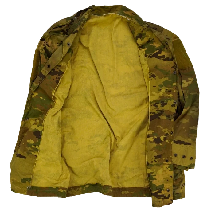 Production Made Multi Camo Field Shirt - Large - Film Production Used - Field Shirts