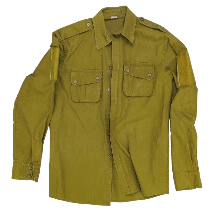 Production Made Mustard Yellow Tactical Shirt - Small - Film Production Used - Field Shirts