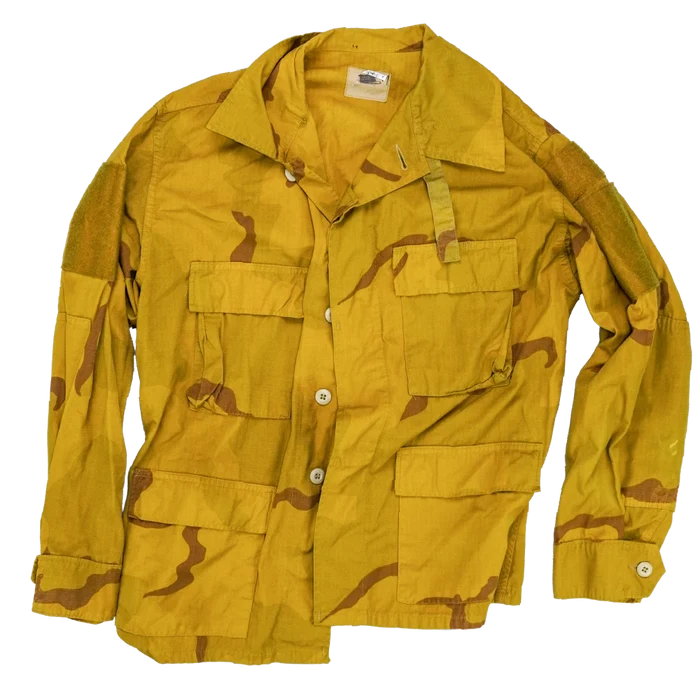 Production Modified US 3 Colour Desert BDU Shirt - Large Regular - Film Production Used - Field Shirts