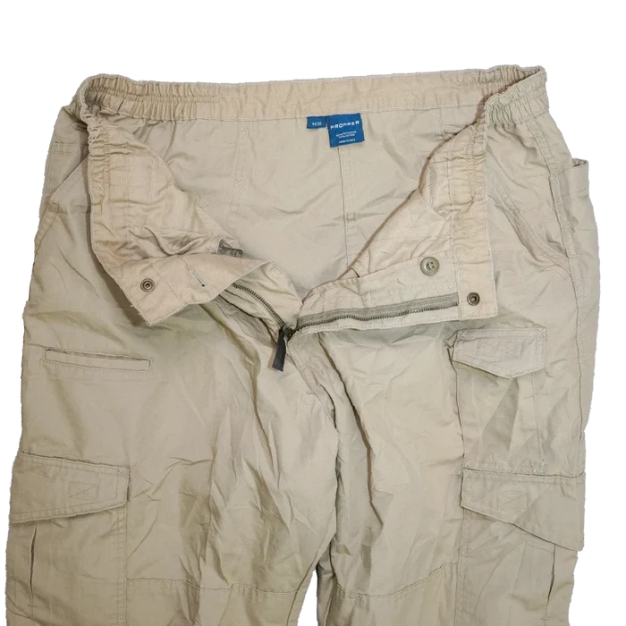 Propper Khaki Tactical Trousers - 44x30, 2XLarge - Army & Outdoors - Combat Trousers