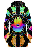 Psy Hamsa Hoodie Dress BrizBazaar Epic Hoodie